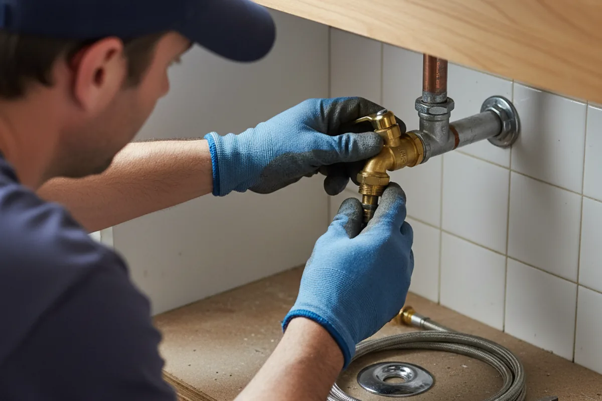 Shutoff valve and fitting work during Repiping in Equality